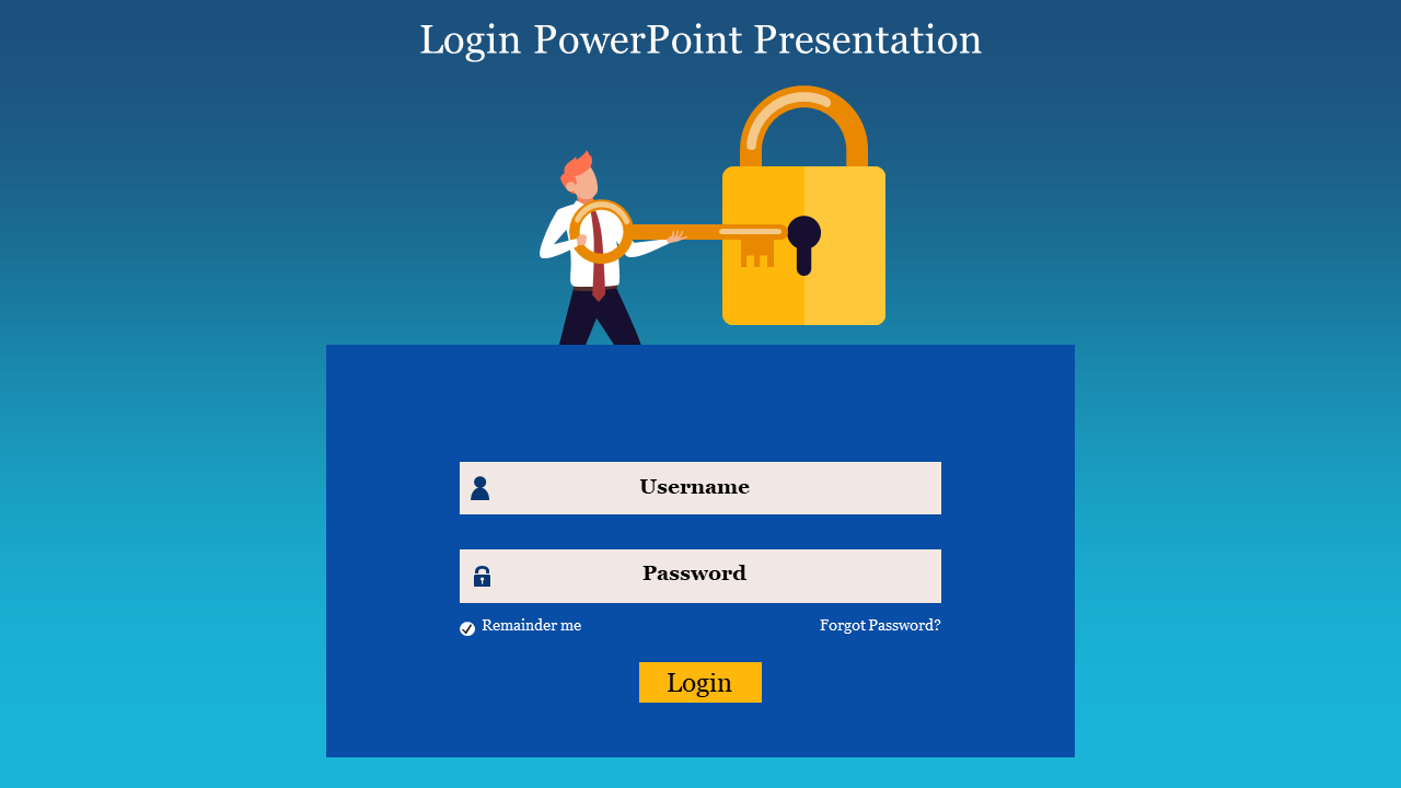 Login PowerPoint Presentation